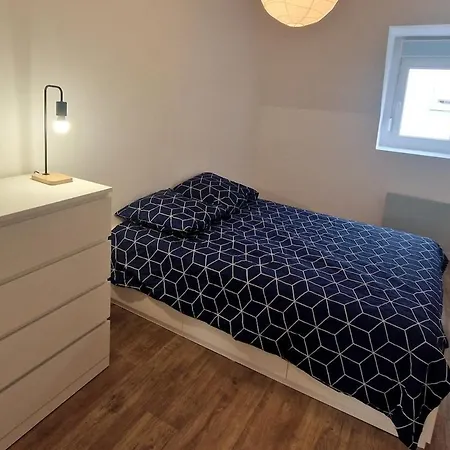 T2 Calme Renove 1-4 Pers Parking Tram 1 Apartman Mulhouse